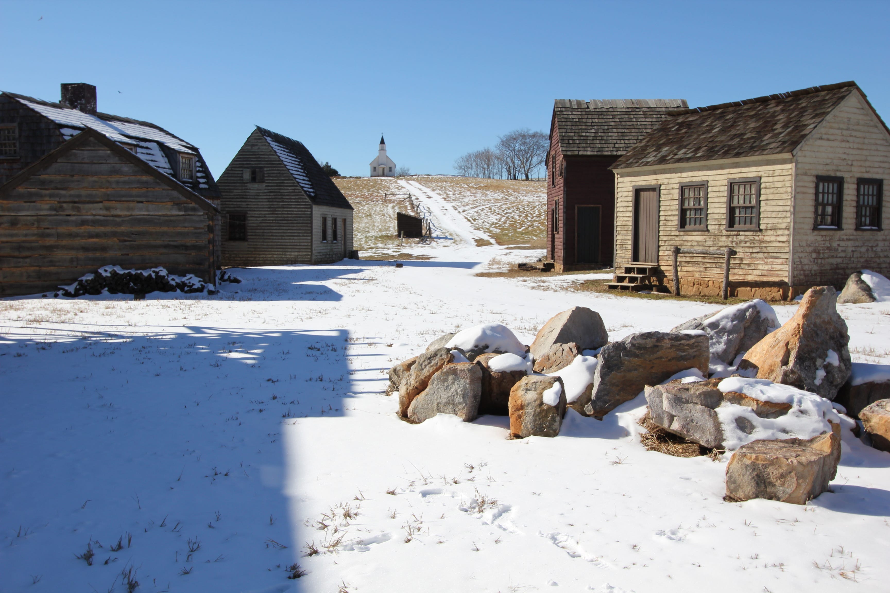 Film sets from the movie "Harriet," which was filmed at State Farm in Powhatan. State Farm is part of the old James River Correctional Center, a state-run prison property where several sets have been built and used over the years.