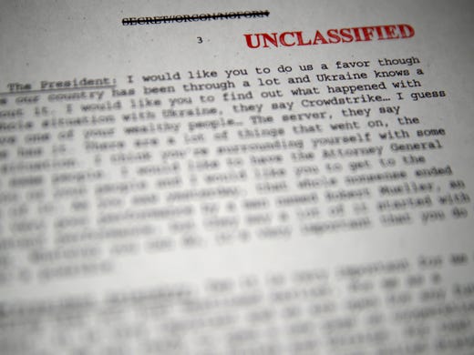 The White House released on Sept. 25, 2019 a memorandum of the phone call, one day after Speaker of the House Rep. Nancy Pelosi (D-CA) announced a formal impeachment inquiry due to a whistleblower complaint regarding the call.