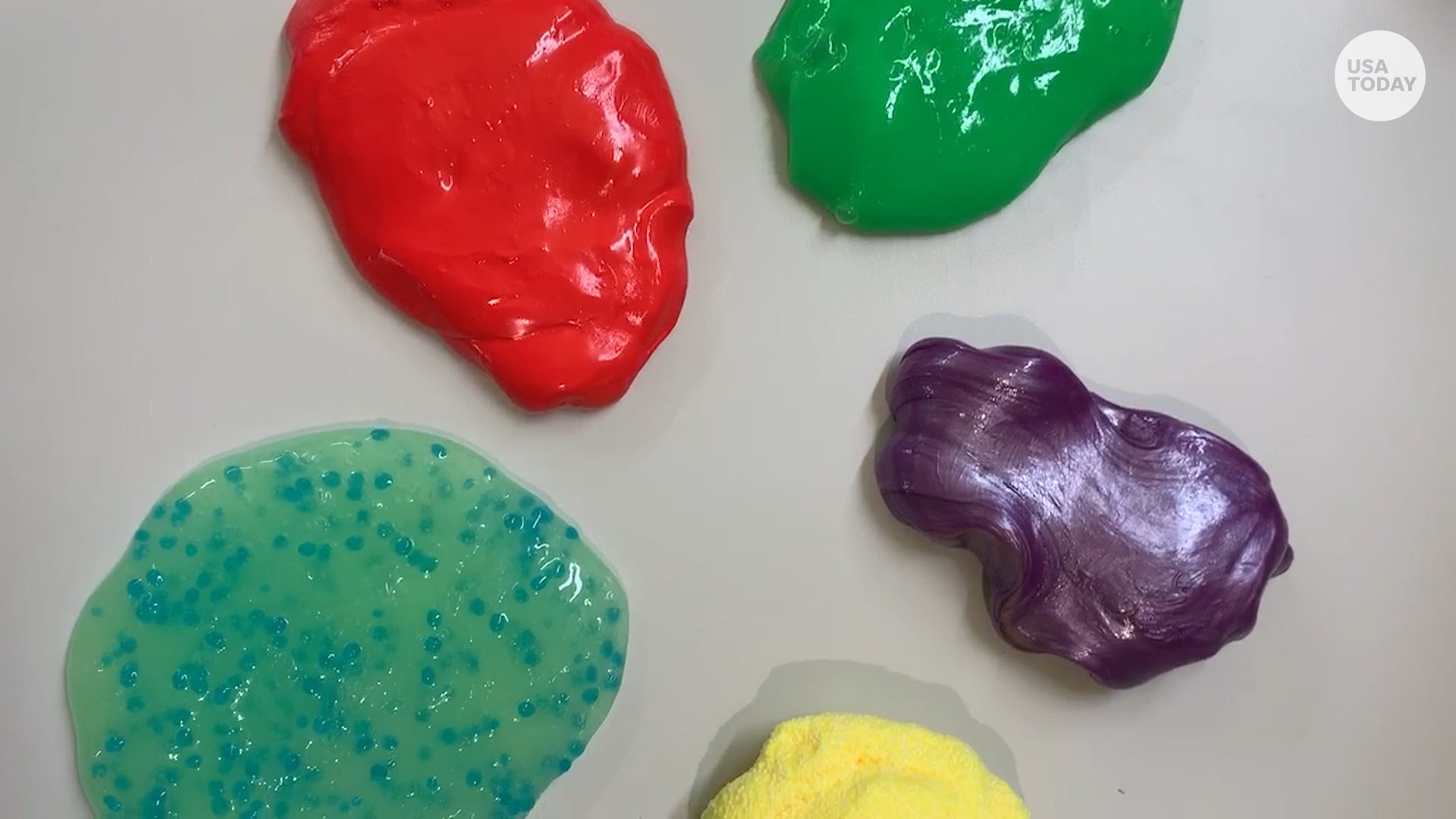 play doh metallic slime