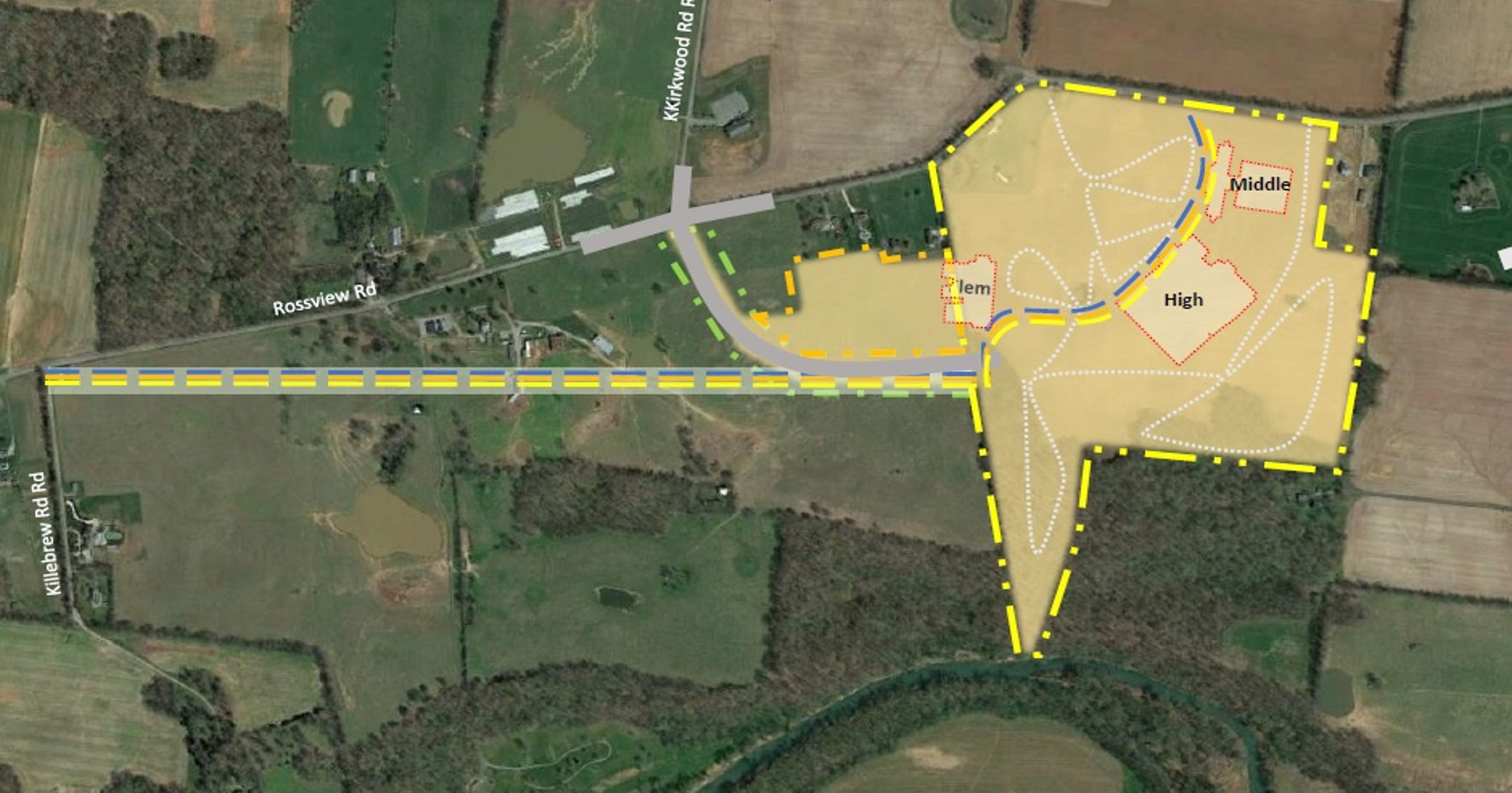 Kirkwood school Site chosen for CMCSS campus, along Rossview Road