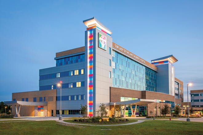The Our Lady of the Lake Children's Hospital in Baton Rouge held a ribbon cutting ceremony Friday morning.
