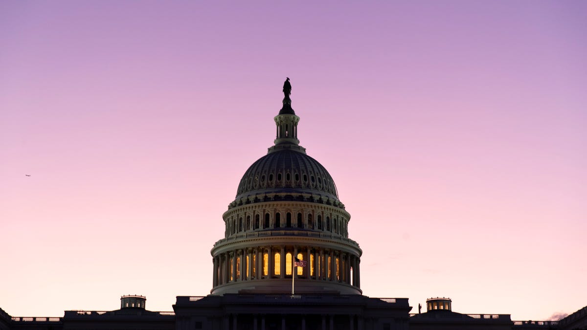 The US Capitol Building is seen at dawn, in Washington, DC on October 4, 2019. 