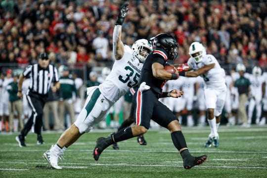 Michigan State football LB Joe Bachie suspended for failed drug test