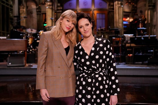 Phoebe Waller-Bridge was host and Taylor Swift served as musical guest on the Oct. 5 episode of "Saturday Night Live."