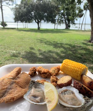 Enjoy the food and the view at Saturday's fourth annual Oyster & Fish Fry at Field Manor on Merritt Island.