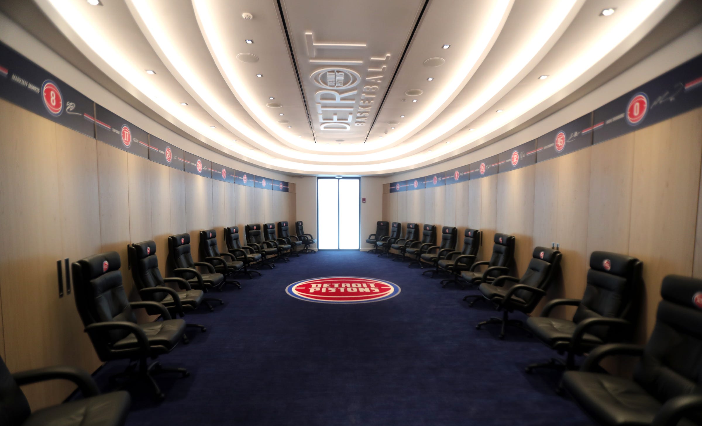 Detroit Pistons' headquarters practice facility to all