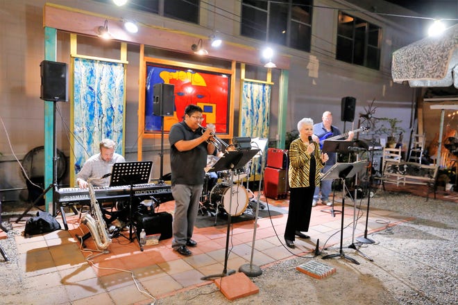 The San Juan Jazz Society will perform at Celebrate the Arts, a fundraising event for the performing arts programs at San Juan College, this weekend at the Artifacts Gallery in downtown Farmington.