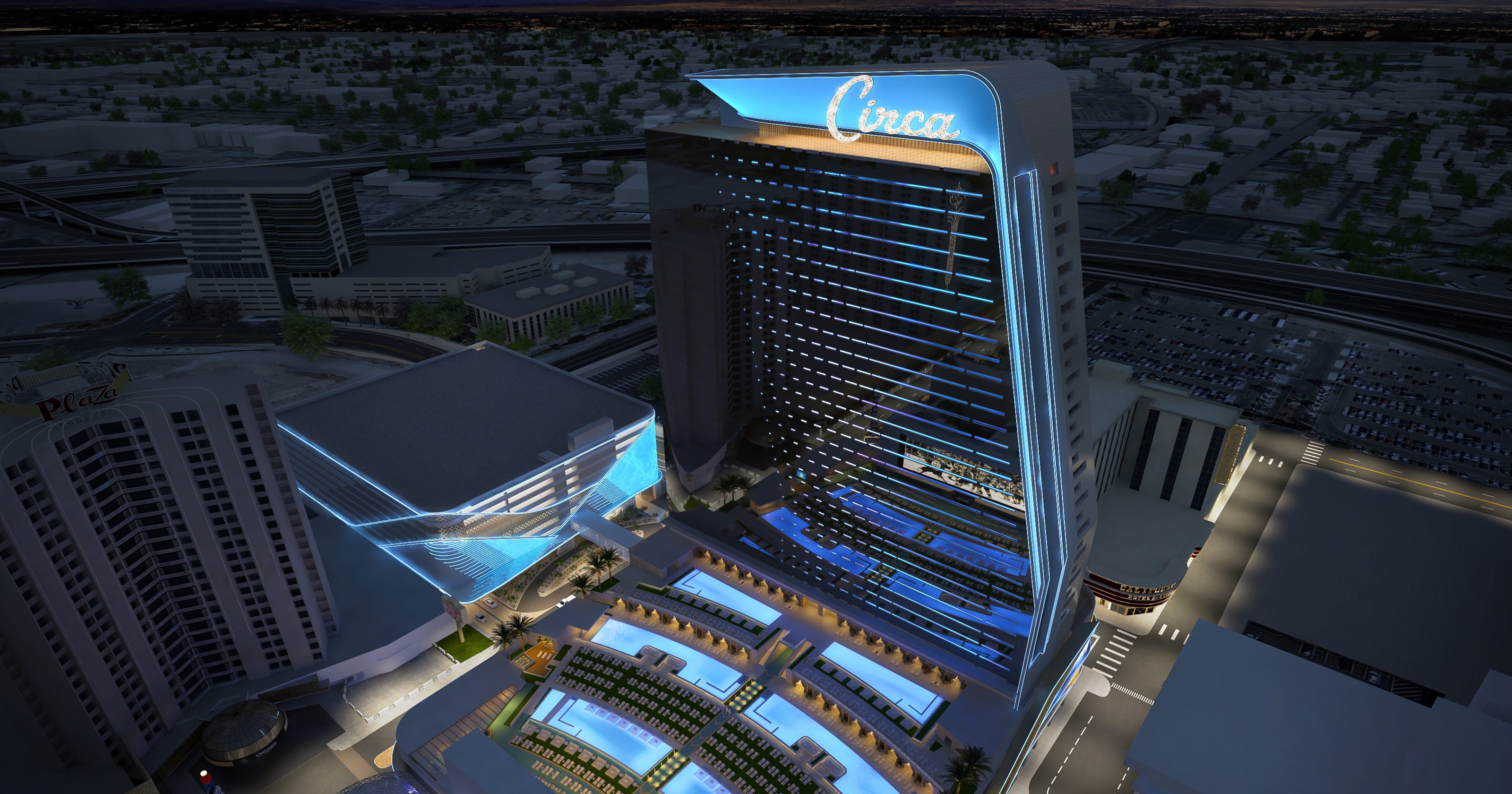 Downtown Las Vegas&#39; new Circa Resort and Casino will open pool, casino in October