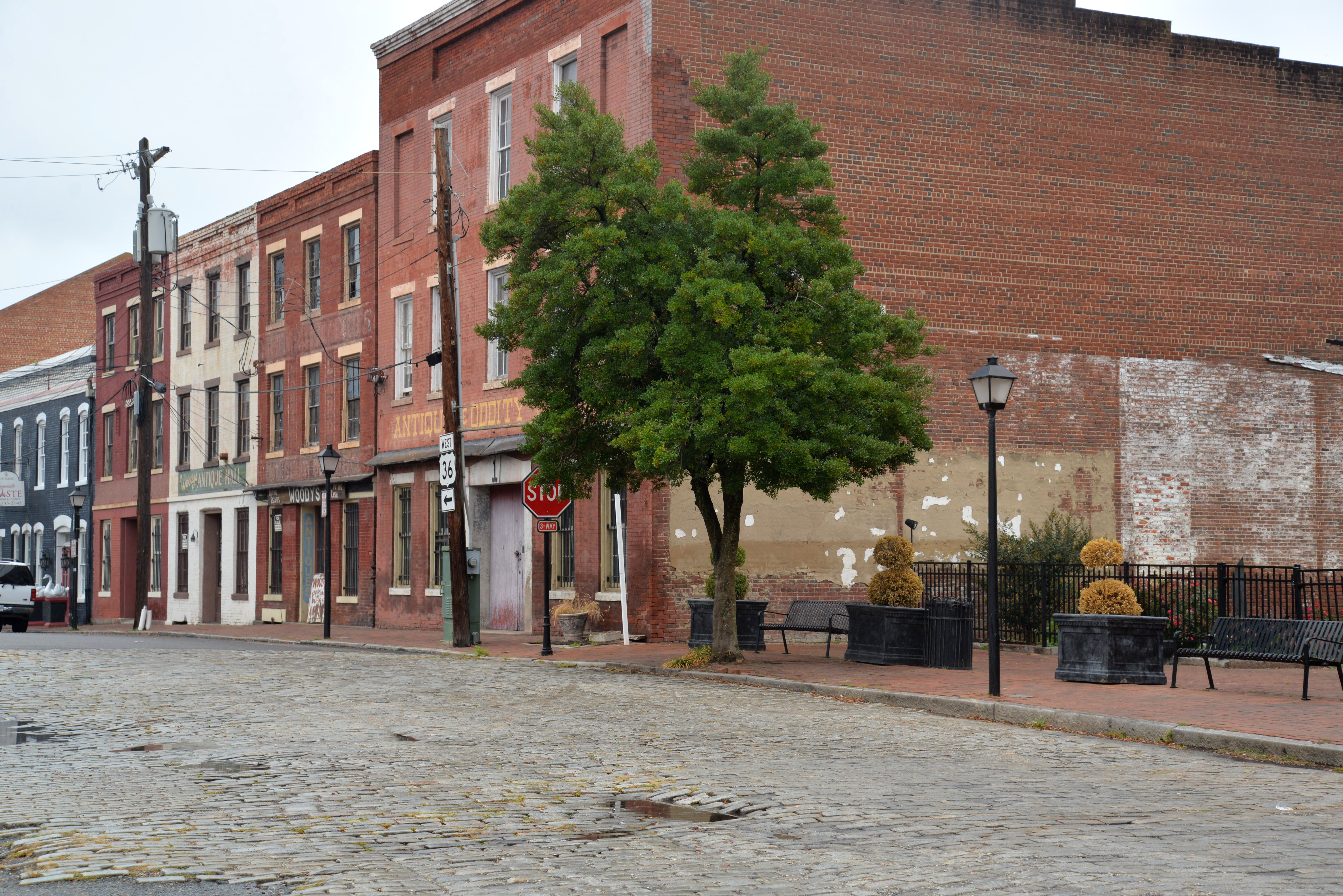 Old Towne Petersburg was used in the upcoming Focus Features film "Harriet," a biopic about Harriet Tubman, to portray mid-19th century Philadelphia. Seen here is East Old Street near the intersection of North Sycamore Street.