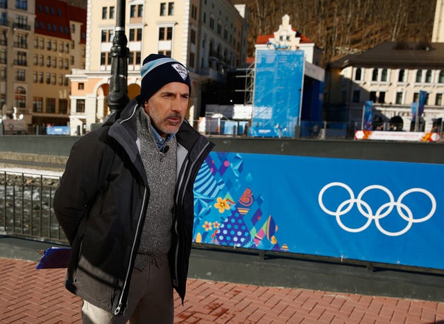 Matt Lauer in the Rosa Khutor Mountain Village ahead of the Sochi 2014 Winter Olympics on Feb. 6, 2014 in Sochi, Russia.