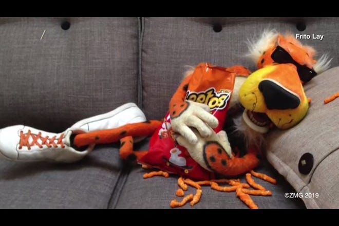 Polly has a confession to make. She likes Cheetos.