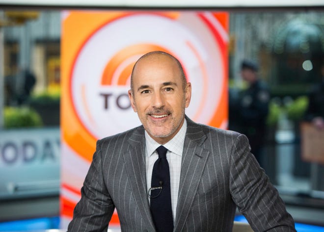 Matt Lauer in November 2017 on the set of the 'Today' show in New York.