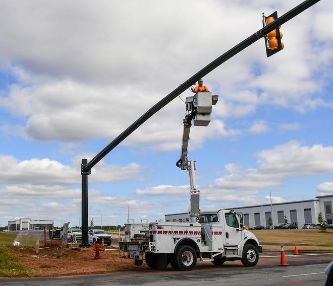 Arthrex, Inc. in Sandy Springs, is finishing up its $74 million expansion in Anderson County and getting a stop light on U.S. 76, Clemson Boulevard, in October 2019.