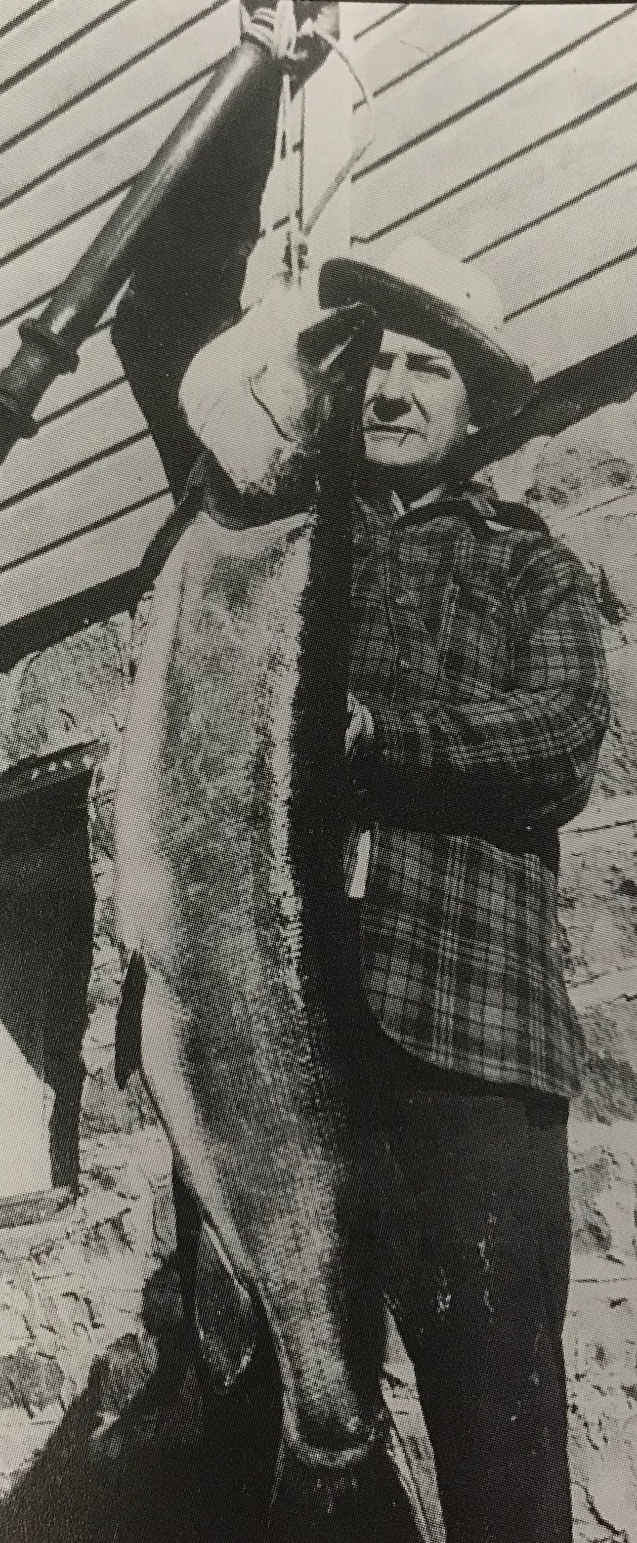 World Record Muskie Louie Spray Caught Fish Near Hayward 70 Years Ago
