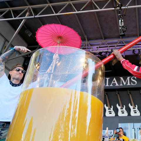 In this photo taken Saturday, May 26, 2018, Snoop 