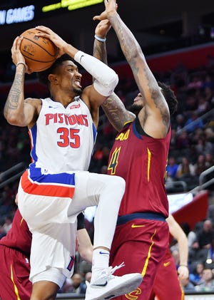 Pistons' Christian Wood is likely to vie with Joe Johnson for the final spot on the Pistons' 2019-20 roster.