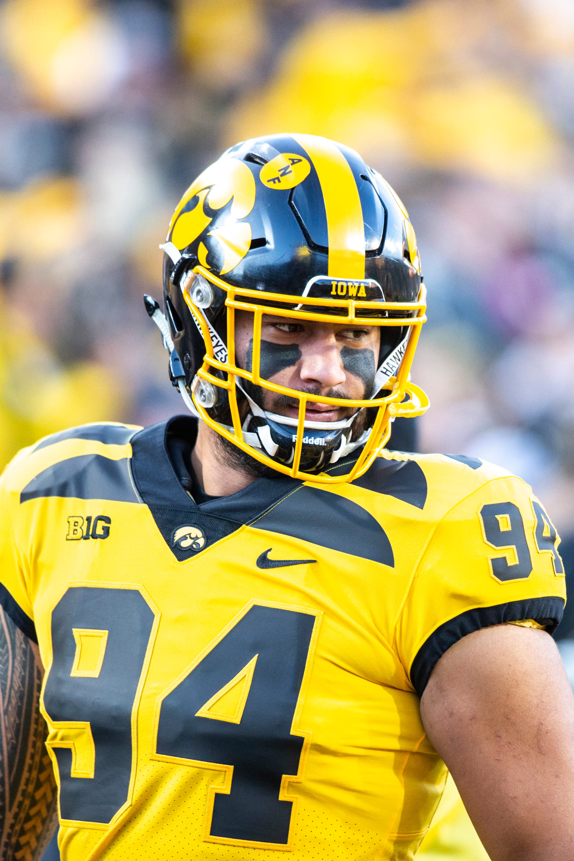 iowa hawkeye banana peel jersey