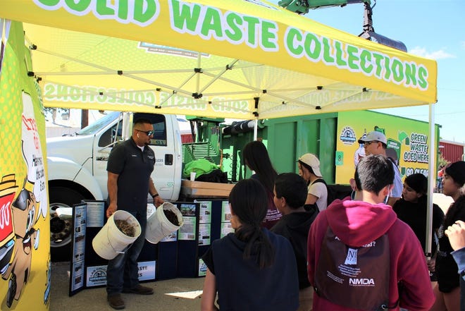 Las Cruces Utilities (LCU) took the Green Grappler to show students at the Southern New Mexico State Fair and Rodeo, and explained what it takes to manage solid waste in Las Cruces.
