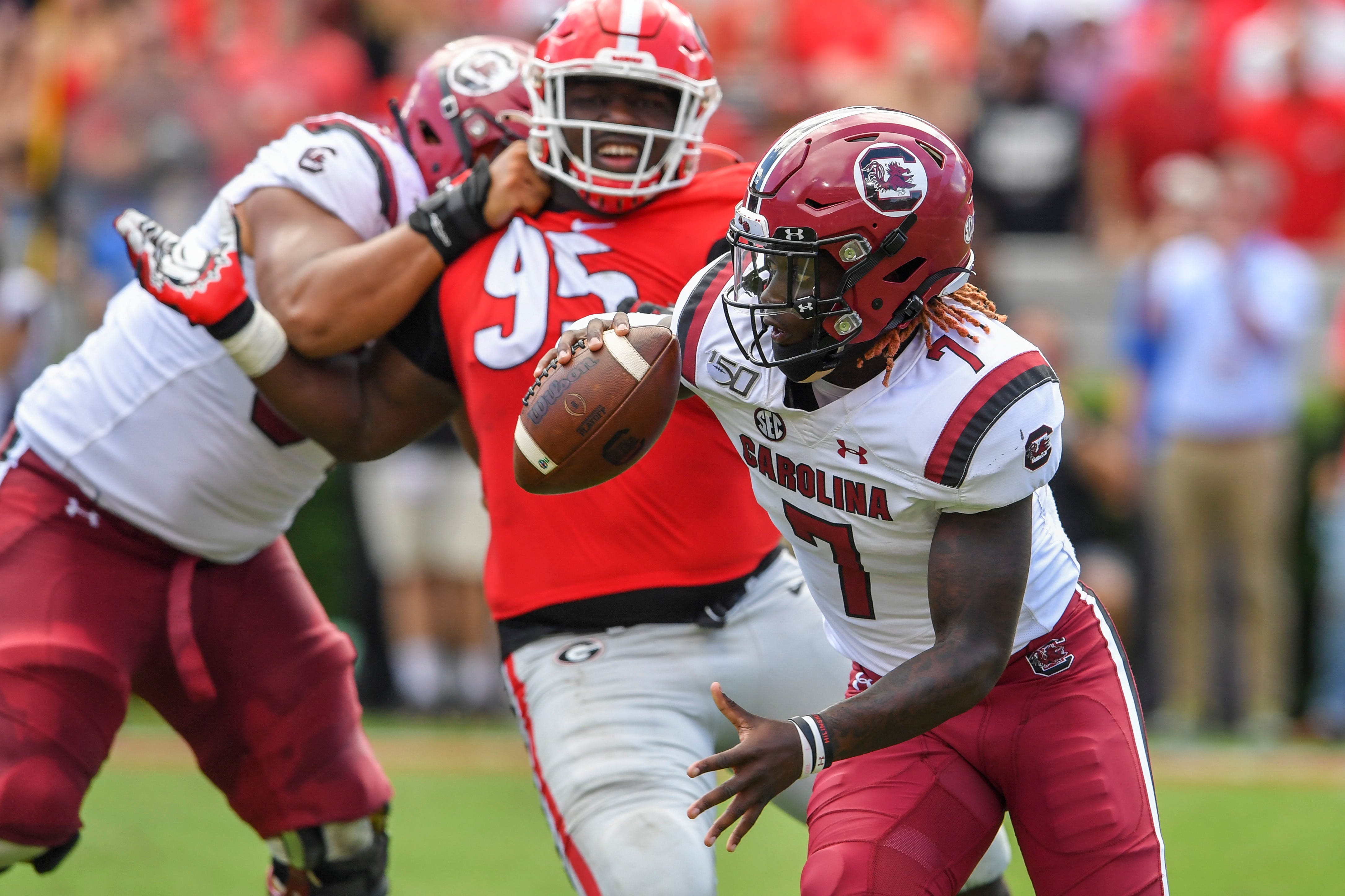 South Carolina Stuns Georgia Widens Cfp Path For Rival Clemson