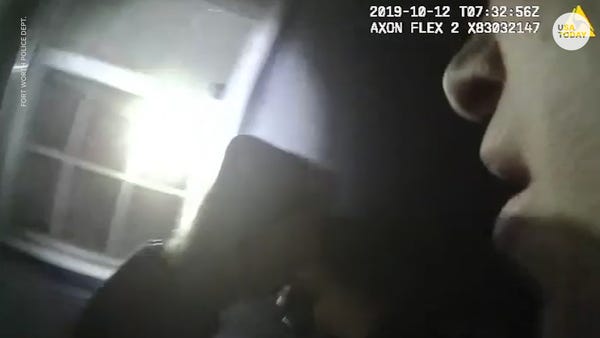 Body camera shows moment Fort Worth police shoots 
