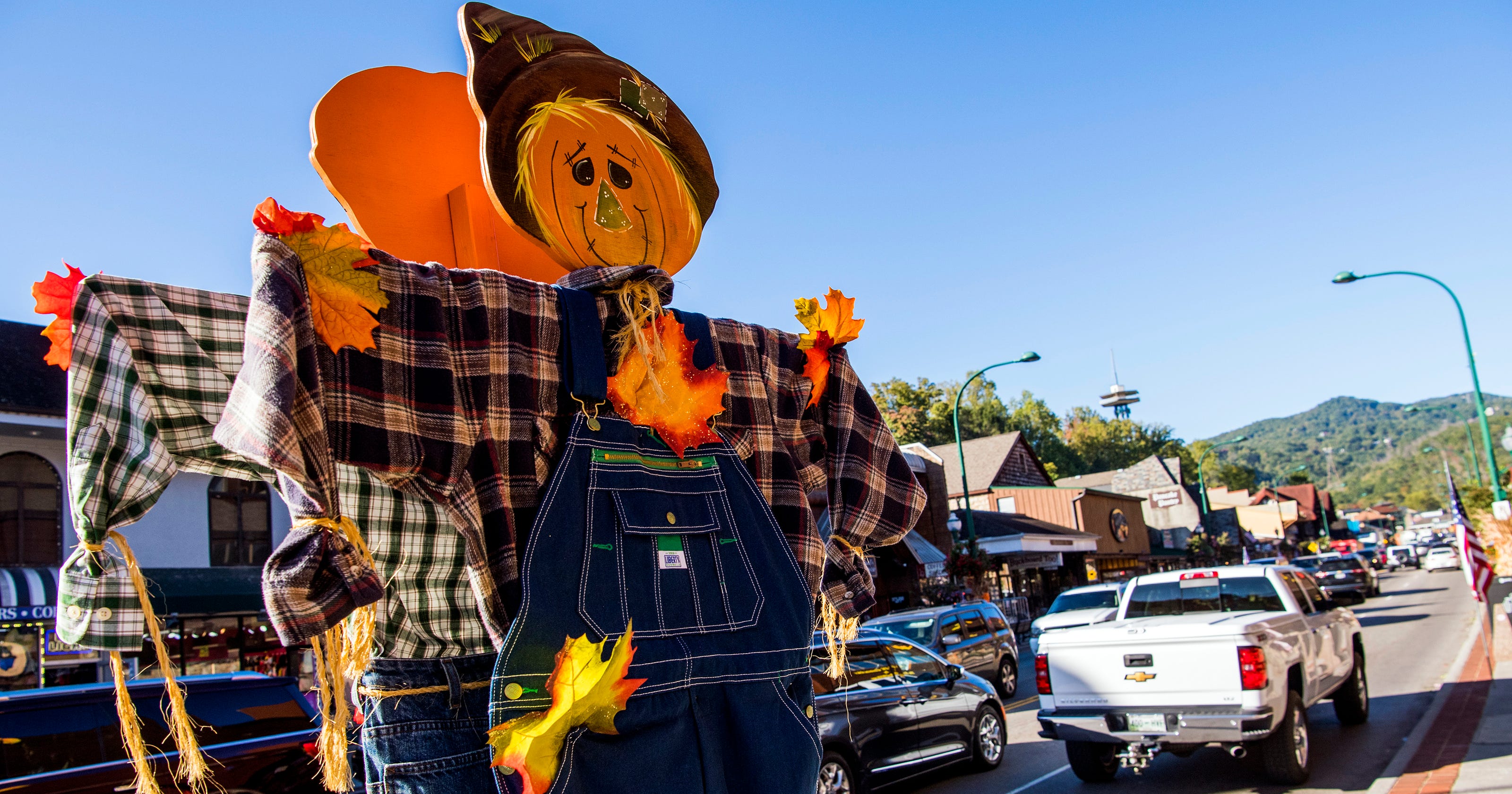 So many scarecrows Gatlinburg, Tennessee, seeks Guinness World Record
