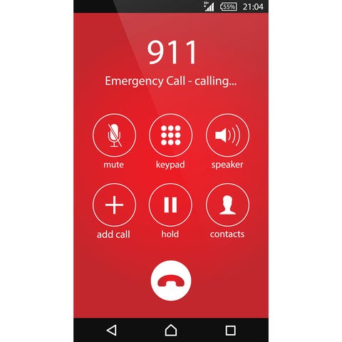 Looking up your destination's emergency phone numb