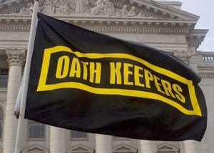 The Oath Keepers are a paramilitary group that, according to investigators in court documents, promotes conspiracy theories that the federal government is trying to strip American citizens of their rights.