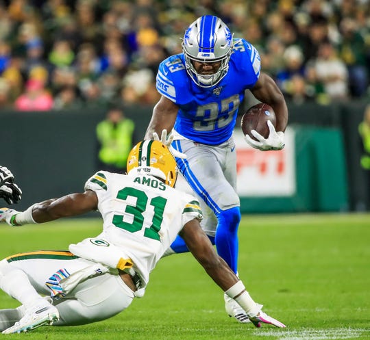 Detroit Lions Kerryon Johnson On Injured Reserve After Knee