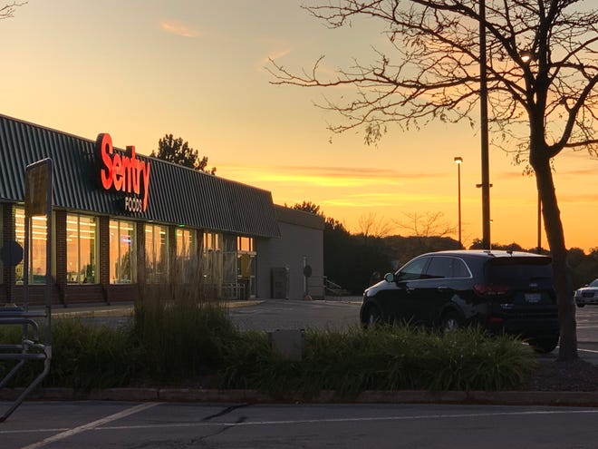 As the sun sets to the west of Sentry Foods, the building itself could be facing its end at the Fox Run shopping center. A redevelopment proposal would see the center at Sunset Drive and St. Paul Avenue converted into apartment and medical/office buildings. A new building could be built for the supermarket within the center, but plans do not specifically reflect such a reality.