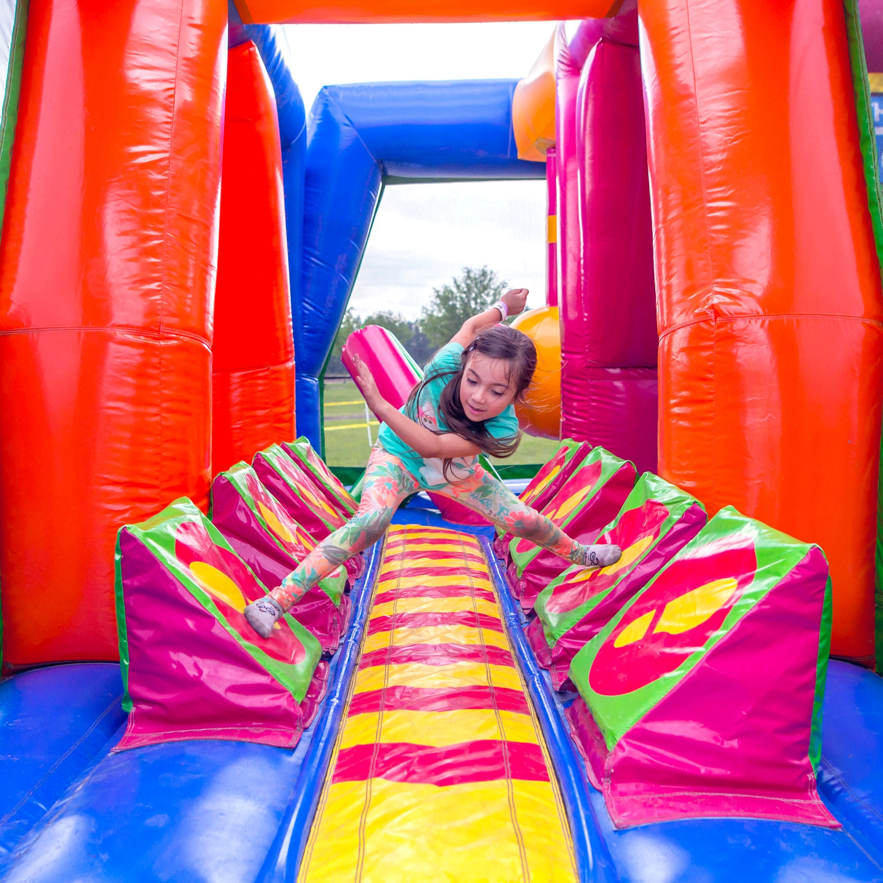 bouncy castles