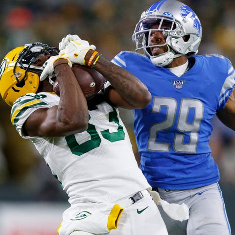 Packers wide receiver Marquez Valdes-Scantling cat