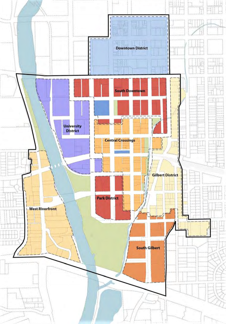 Downtown Iowa City Map Capstone Collegiate Project Advances Iowa City Council But Height Will Be  Contentious