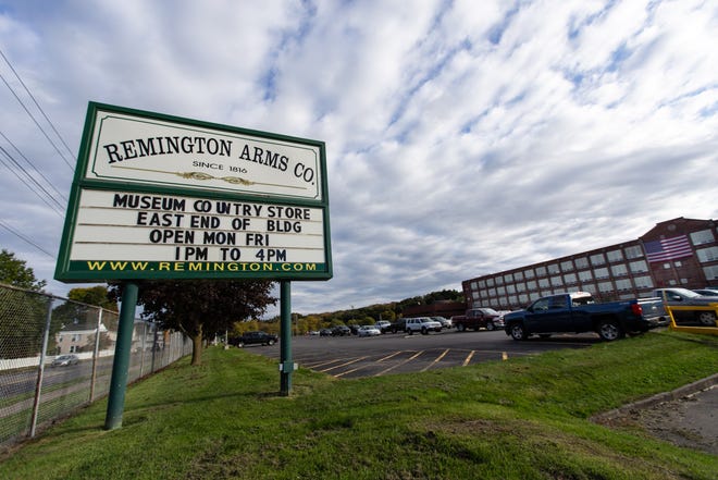 The Remington Arms Co. plant in Ilion, New York. Friday, Oct. 11, 2019.