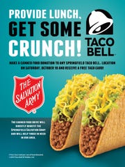 Taco Bells And Salvation Army Partnering For Food Drive This Saturday