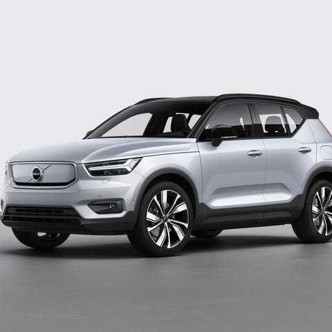 The Volvo XC40 Recharge.