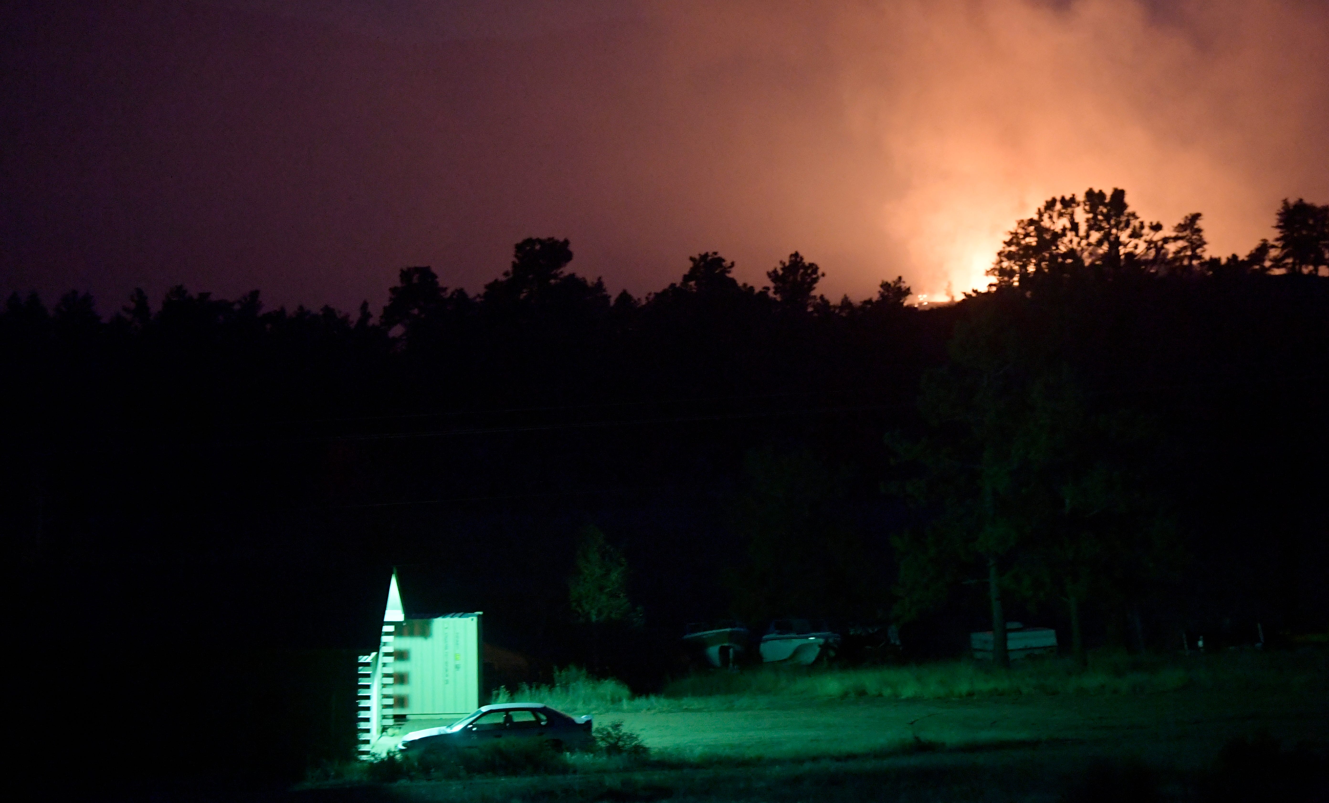 Elk Fire Updates on wildfire burning in Larimer County Thursday