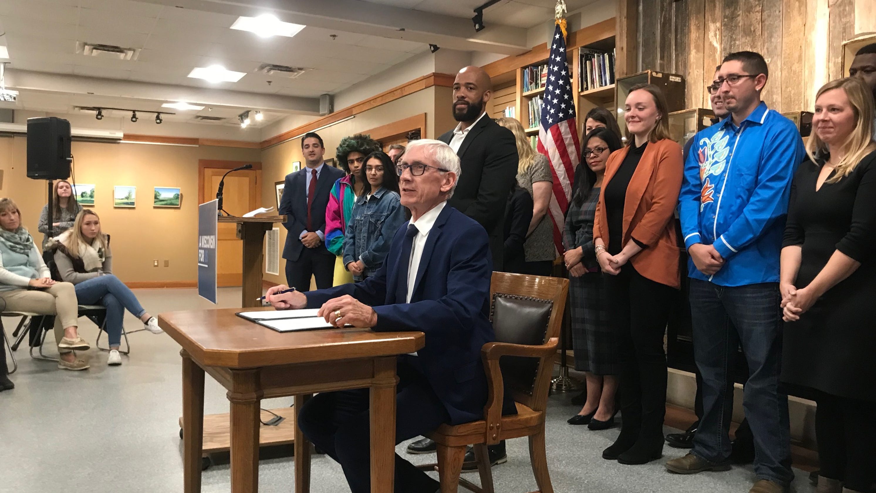 Gov. Tony Evers signs executive order to create task force on climate change - Milwaukee Journal Sentinel