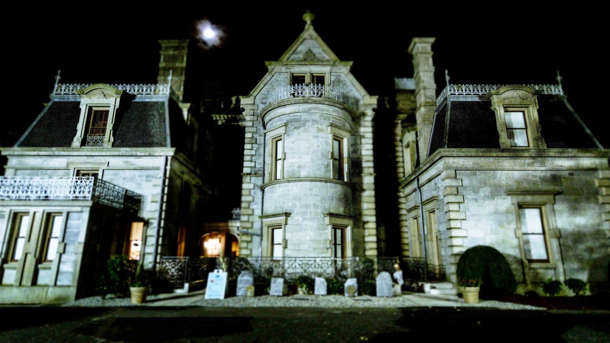 The Lockwood-Mathews Mansion Museum in Norwalk, Conn., is open year-round, but has special events around Halloween.