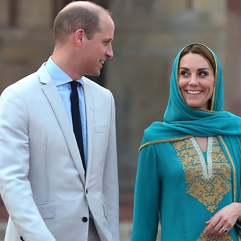 Prince William and Duchess Kate of Cambridge spent