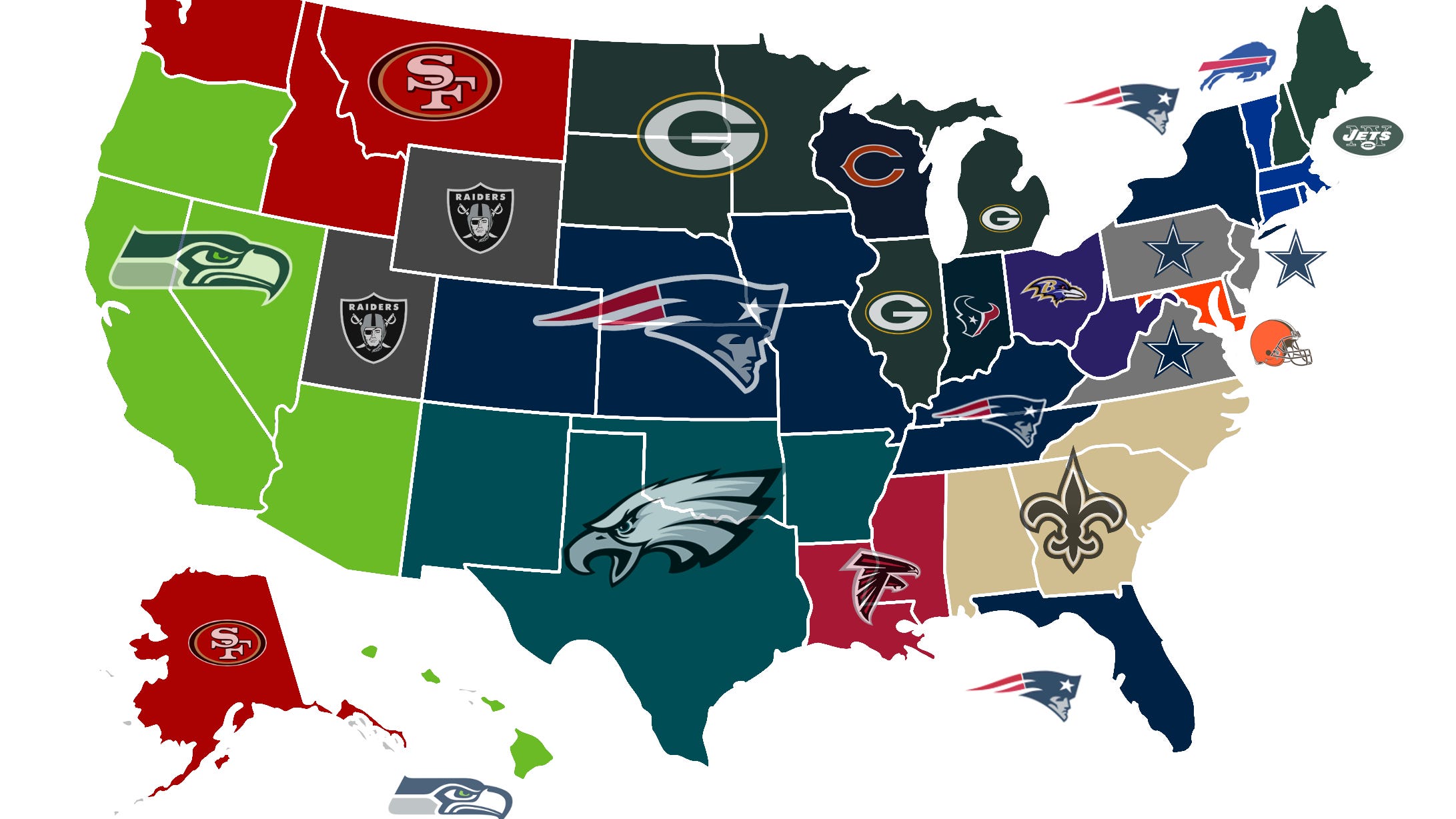 NFL Hate Map: Green Bay Packers in study of teams Twitter users hate