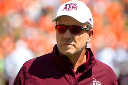 Jimbo Fisher is in his second season as head coach at Texas A&M after leading Florida State for eight years.