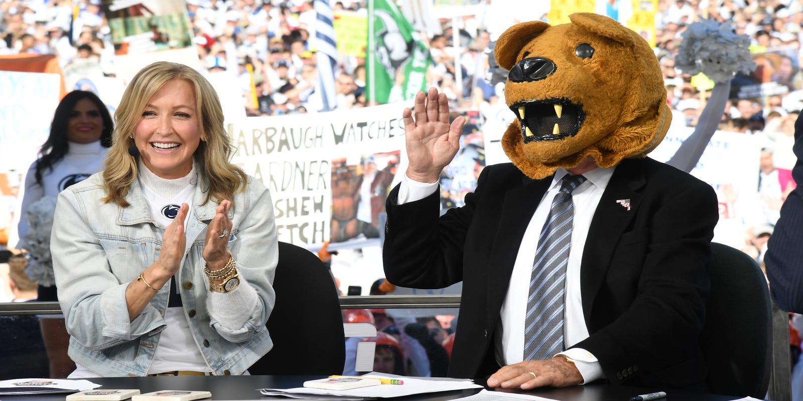 Lee Corso picks Penn State to beat Michigan on 'College GameDay'