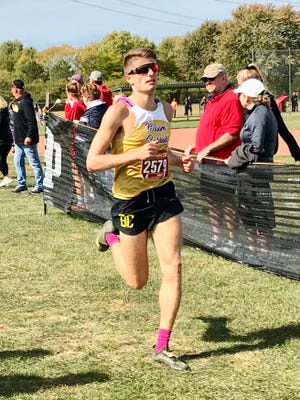 Bloom-Carroll's Drew Monahan was the Division II Central District runner-up at Saturday's district cross country meet at Hilliard Darby High School.