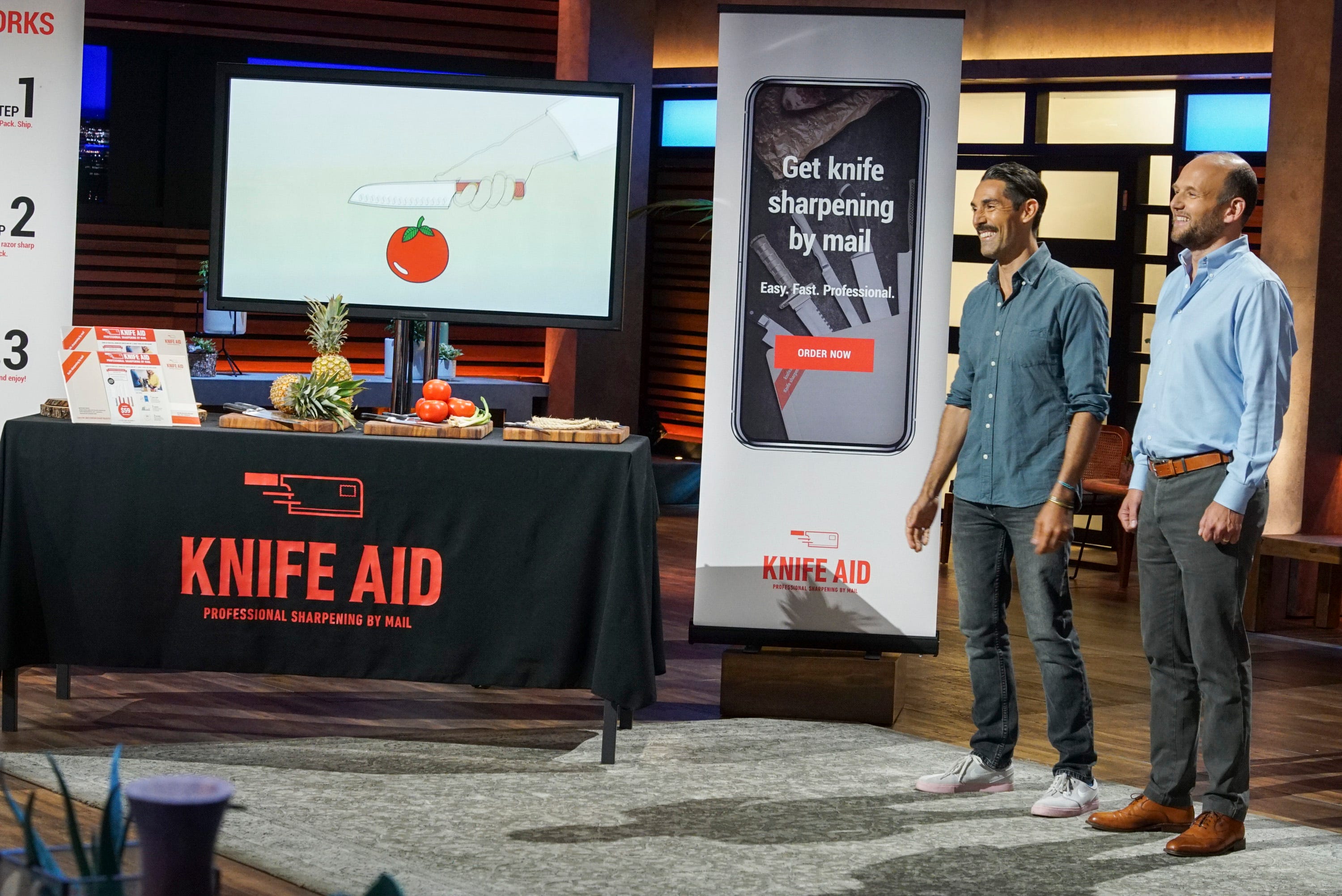 Mikael Soderlindh and Marc Lickfett, entrepreneurs from Malibu, California, have modernized an age-old craft by offering knife sharpening by mail. They brought their company to "Shark Tank."