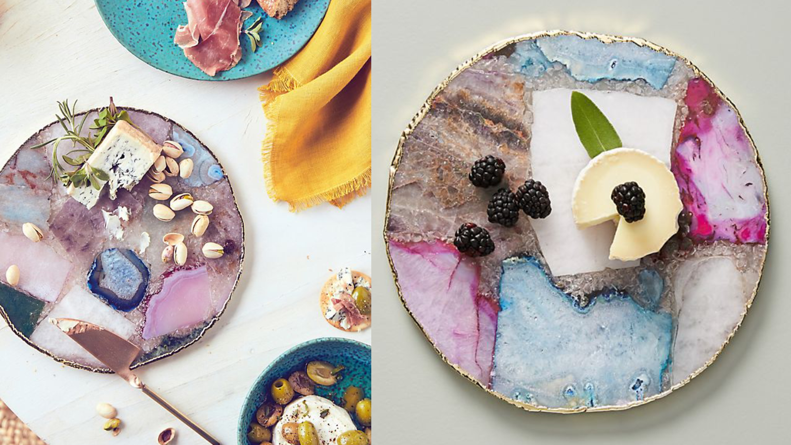 Best gifts for couples 2021 22 Best gifts for couples: Anthropologie Composite Agate Cheese Board