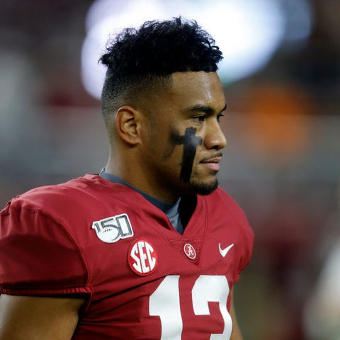 Alabama Crimson Tide quarterback Tua Tagovailoa be