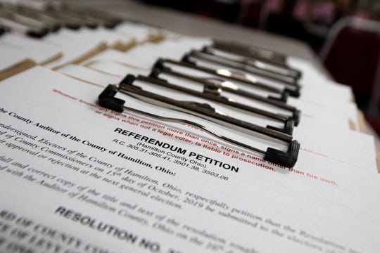 Ohio ballot initiative petition efforts, which rely on face-to-face contact and collecting signatures at large events, have been put on hold amid the coronavirus pandemic.