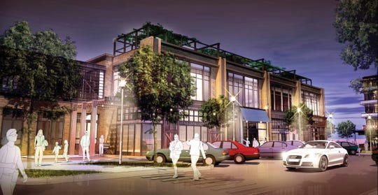 A rendering of the Center of Excellence proposal.