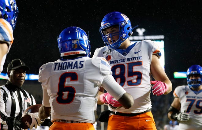 Boise State lost its first game of the season Saturday at BYU. The Broncos (6-1) are idle this week.