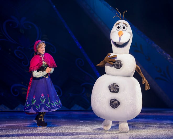 Characters from "Frozen" will be part of the cast of "Disney on Ice Presents Dream Big" Feb. 20-23 at the Resch Center in Ashwaubenon.